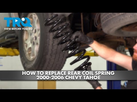 How to Replace Rear Coil Spring 2000-2006 Chevrolet Tahoe