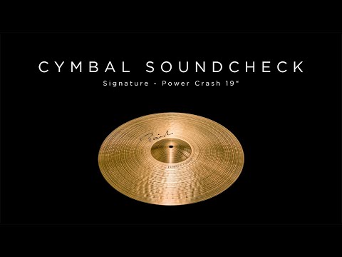Paiste Signature Power Crash Cymbal, 19" image 2