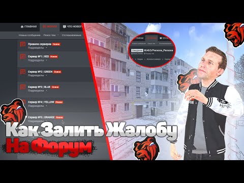 Как залить жалобу на форум? ОТВЕТ ТУТ! Быстрый и понятный тутор