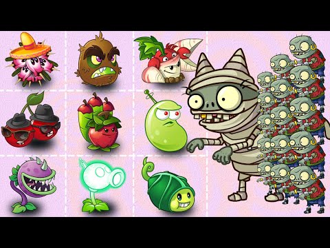 How Many 05 Plant Max Level Can Destroy 50 Imp Mummy 50 Imp Pirate Zombie? - PvZ 2 Discovery