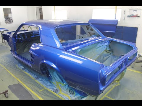 Fresh paint on Metalworks 67 California Special mustang. 1967 Ford Mustang restoration.