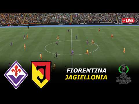 🔴Fiorentina vs Jagiellonia LIVE |Europa Conference League 2026 |eFootball Pes21 Simulation