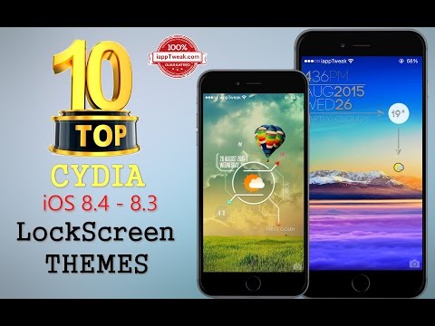 TOP 10 Cydia LockScreen Themes for iOS 8.4 – iOS 8.3 /8 /7 – Part 02