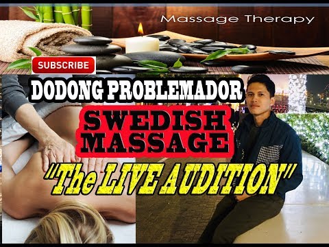 SWEDISH MASSAGE TUTORIAL FOR BEGINNERS (5 MANIPUTION AND STROKES)