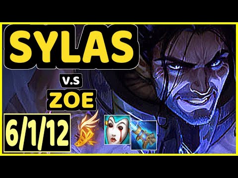 XERO (SYLAS) vs ZOE - 6/1/12 KDA MID GAMEPLAY - BR Ranked GRANDMASTER