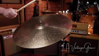 Video thumbnail for Paiste Sound Creation  22” Dark Ride  3290 Grams - $1100. by L.A. Vintage Gear