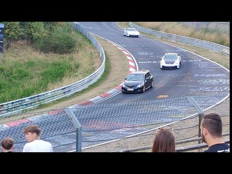 Mazda Mazdaspeed 3 BK MPS Nürburgring Nordschleife Racetrack Warm up , GoPro Hero 9 4k GoPro Quick