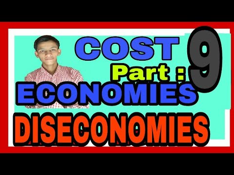 EXTERNAL ECONOMIES AND DISECONOMIES || ECONOMICS || ADITYA COMMERCE || COST || PART 9
