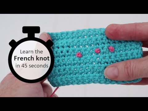 French knot | How to sew the French knot stitch