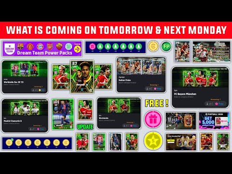 What Is Coming On Tomorrow & Next Monday In eFootball 2024 Mobile || New Login Campaign & Free Coins