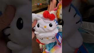 Hello Kitty reversible plushies by Teeturtle at Claire's.  Sanrio My Melody Kuromi Cinnamoroll