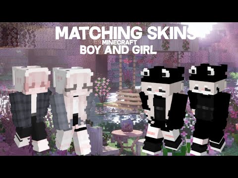 10 Matching Skins Minecraft (BOY & GIRL)