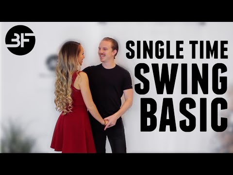 How to Swing Dance for Beginners Step by Step | Single Time Swing Dance Steps (1) - Basic