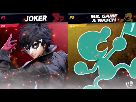 Mega Drive 8 SSBU - Slacker (Joker) vs Dowser (Mr. Game & Watch) - Loser's Finals