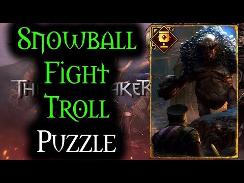 Snowball Fight Troll Puzzle - Thronebreaker The Witcher Tales
