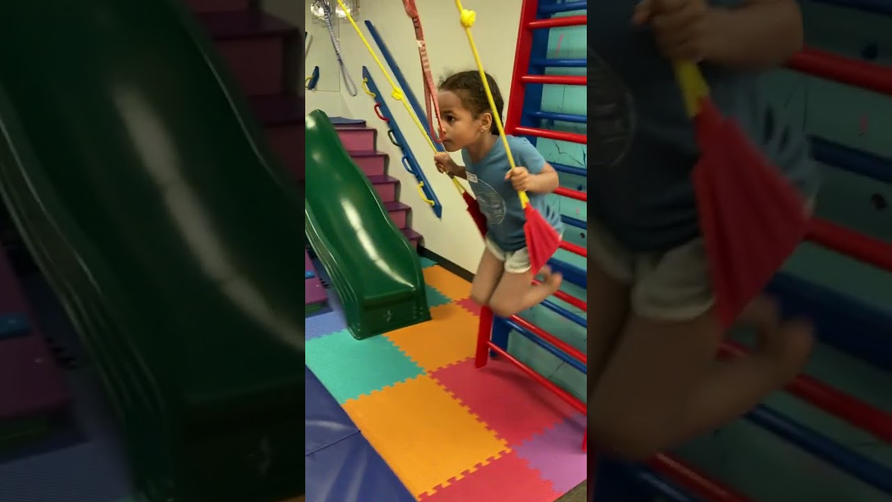 Swinging to Success: A Child's Triumph in Pediatric Physical Therapy