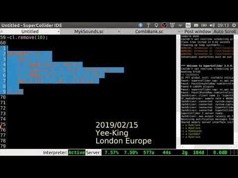 TOPLAP15 - Matthew Yee-King - 15 February 2019 09:00