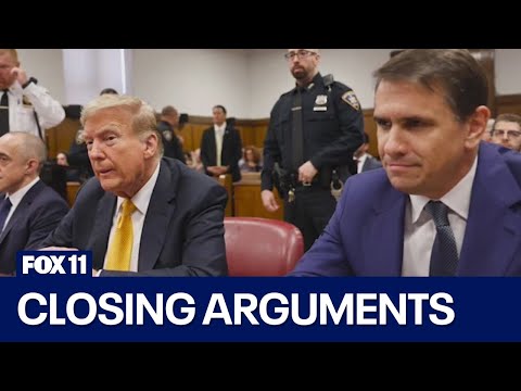 Closing arguments begin in Trump hush money trial