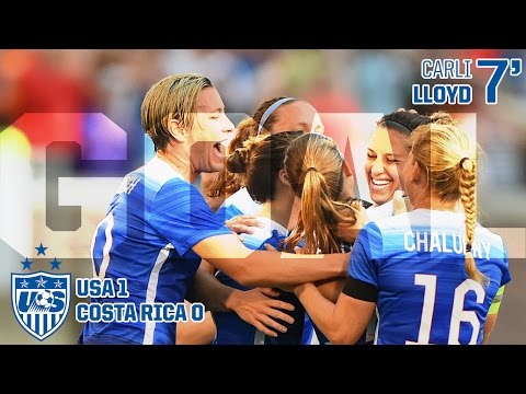 WNT vs. Costa Rica: Carli Lloyd Goal - Aug. 19, 2015