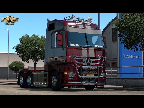 ETS2  Actros DLC - Review Of Mercedes MP3
