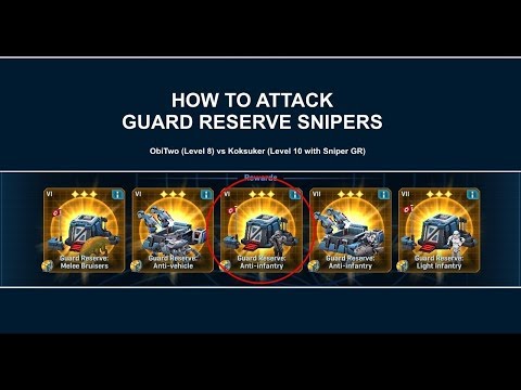 SWC - Player vs Player Attacking against Sniper Guard Reserve layouts