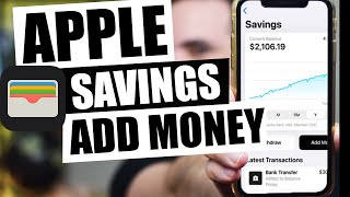 How to Add Money to Apple Savings Account