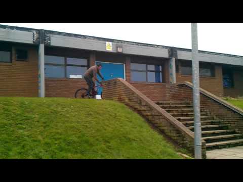 Stair drop on an On One 456 with sum Marzocchi 55's