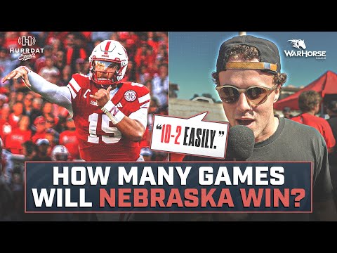 Asking Nebraska Football Fans How Many Games They Will Win in 2025 | Presented by WarHorse Casino