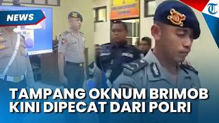 Tampang Oknum Brimob Jadi Tersangka Hantam Kepala Siswa hingga Tewas, Kini Dipecat dari Polri