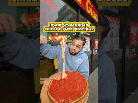 insane chicago style pizza ramdan deal!