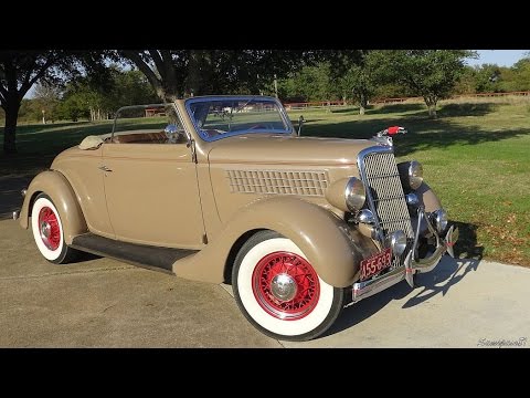 1935 Ford Model 48 Deluxe Rumbleseat Cabriolet Texas dream car