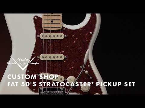 フェンダー カスタム ショップ ファット 50’s Fender Custom Shop Fat '50s Stratocaster 3-piece Pickup Set