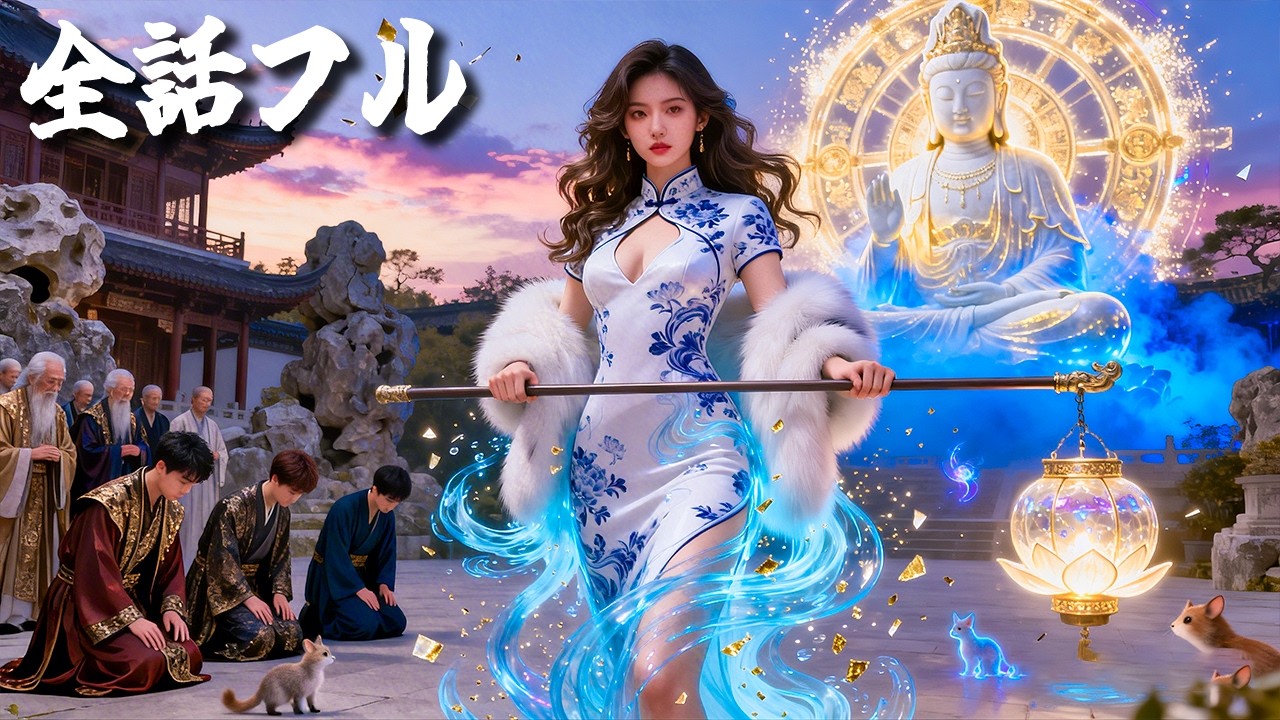 美しき少女の正体は万霊の神！追放の瞬間――万雷降臨、逆襲！不敬な一族を討ち、権力者はその場で跪き「霊主様！」と迎えた！#ショートドラマ #無料 #全話 #無料全話#kungfu