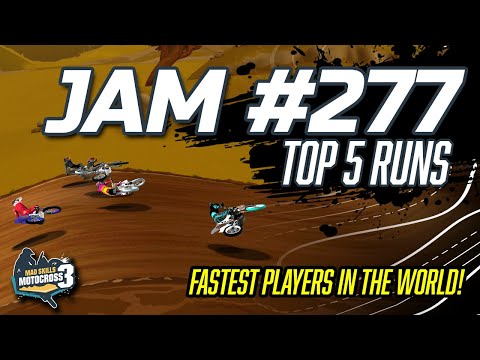 Mad Skills Motocross 3 - Jam #277: Top 5 Fastest Players In The WORLD!!!