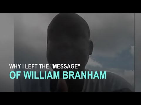 Our Stories: Why I Stopped Following the "Message" of William Branham