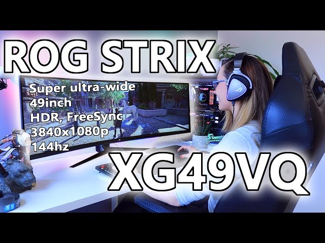 Màn hình Asus ROG Strix XG49VQ (49 inch, 3840x 1080, VA, 144Hz, Cong)