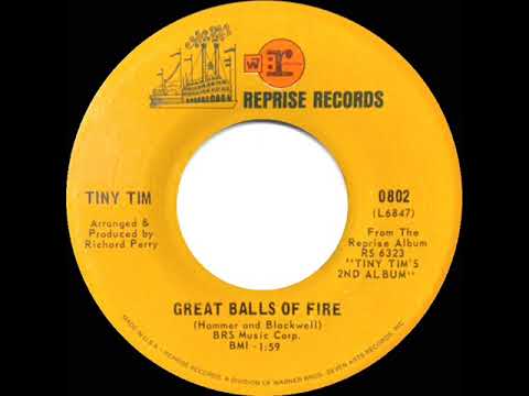 1969 Tiny Tim - Great Balls Of Fire (mono 45)