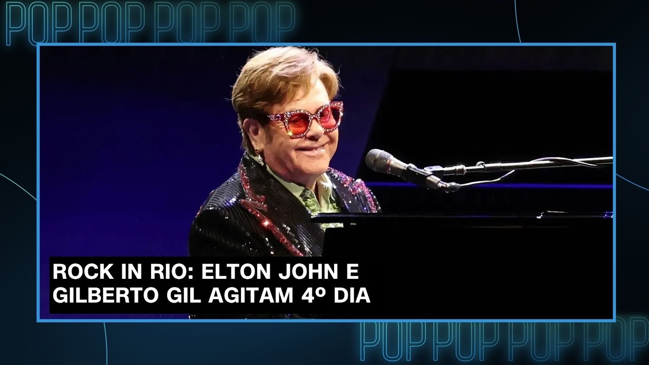 Elton John e Gilberto Gil no Rock in Rio: veja como foi o 4° dia de festival | CNN NOVO DIA