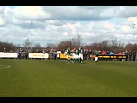 HJSC -IJVC, doelpunt Mark Tesselaar. 1-0 (1-2).