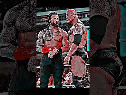 Roman Reigns Big Brother The Rock Don't Touch💀☠️| Roman Reigns attitude 😈🤯#shorts #wwe #romanreigns