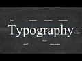 Typography Anatomy Of A Letter