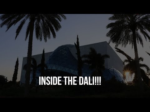 Inside the Salvador Dali Museum in St. Petersburg