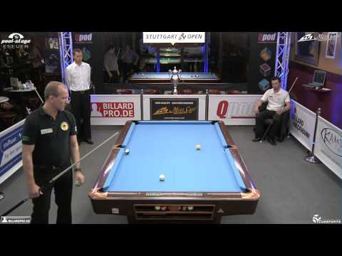 Stuttgart Open 2013, 09 Oliver Ortmann vs Christian Brehme, 10-Ball, Pool-Billard, Cue Sports