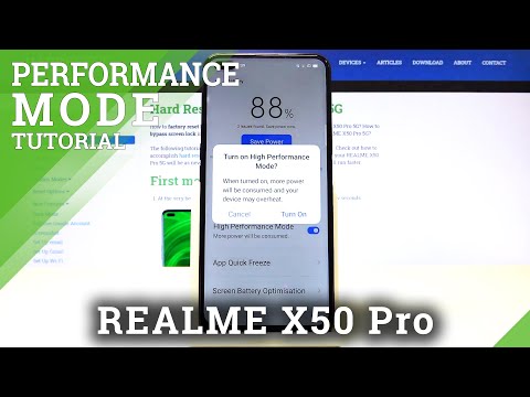 How to Enable High Performance Mode in Realme X50 Pro – Battery Settings