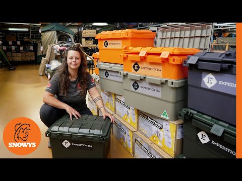 Expedition 134 Heavy Duty Plastic Storage Box 55L
