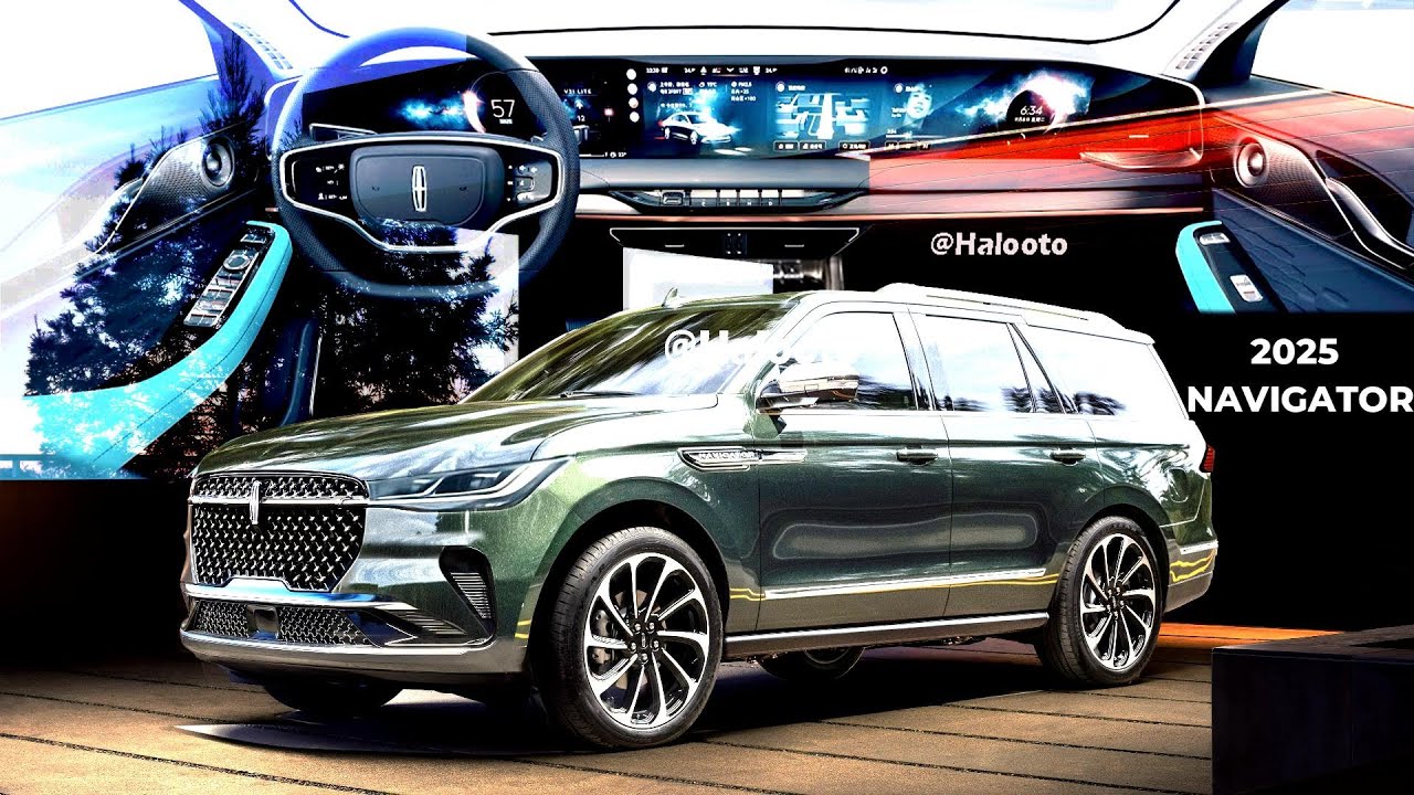 Redesigned 2025 Lincoln Navigator Drops By for an Unofficial Exterior