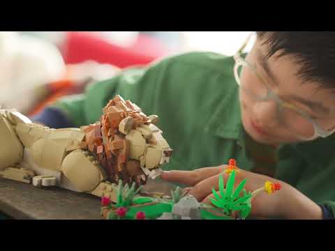 Gambar LEGO Creator 3 in 1 Majestic Lion Set 839 pcs 31386 - Cokelat