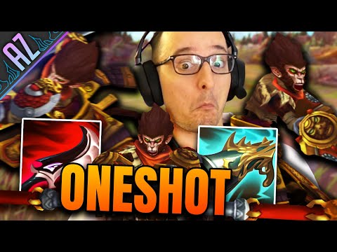 WUKONG ESPLODI BUILD: BASTONATE ONESHOT - AZ PENTAKILL CHALLENGE