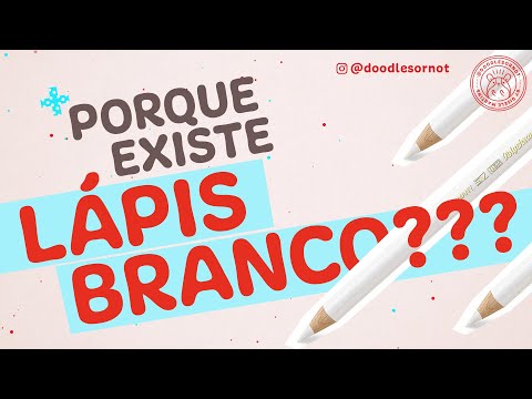 Por quê existe lápis branco? Tem alguma utilidade?!
