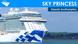 Sky Princess departs Southampton (01/07/2023)
